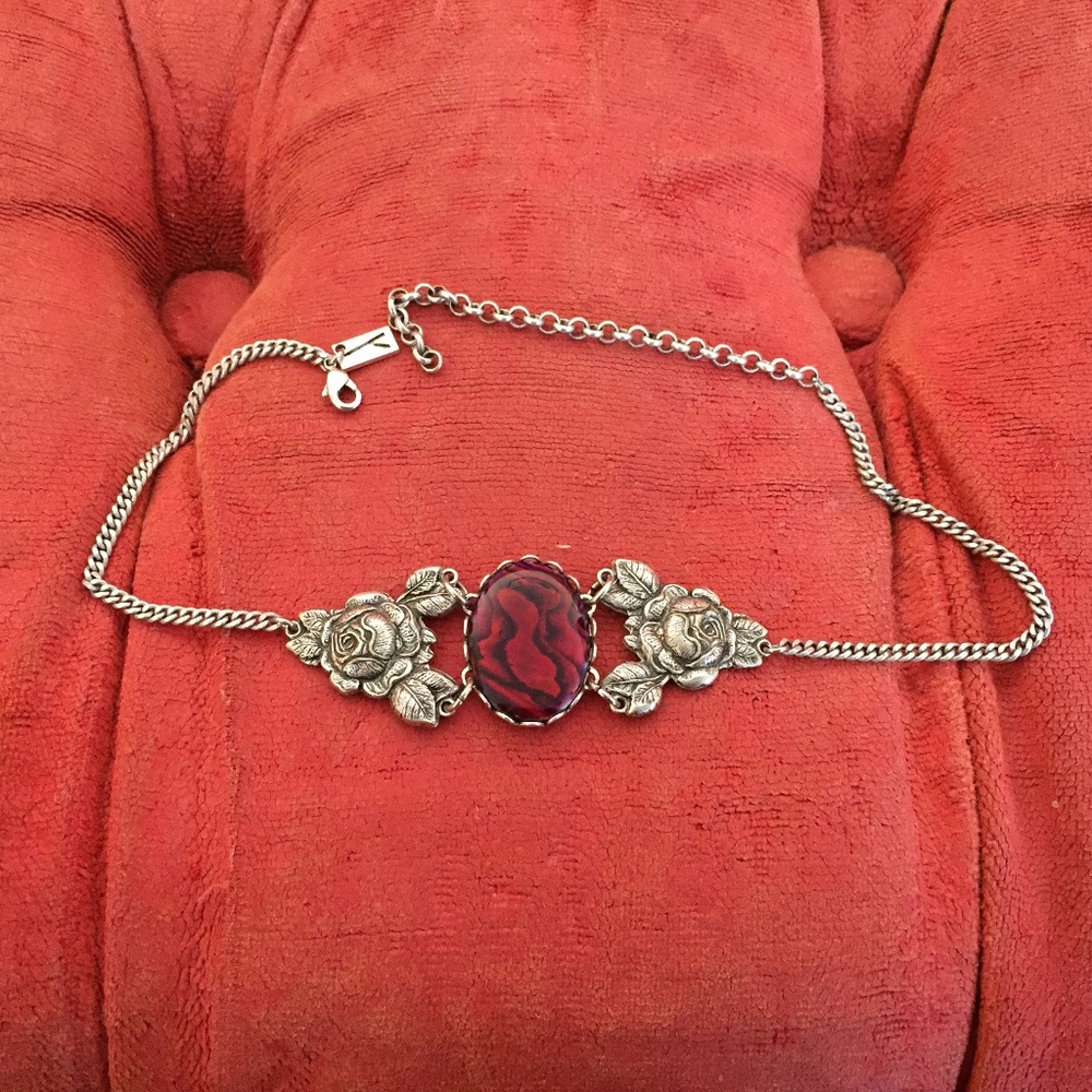 Regal Rose Rest in Peace Choker